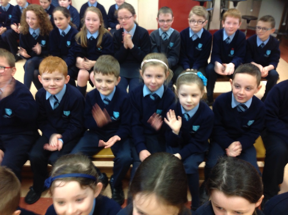 The Tharp's Christian Group came to visit our school today