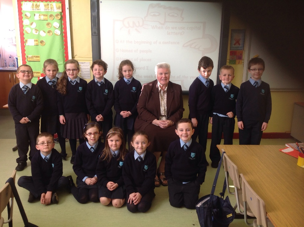 Sister Tarcisius came to visit